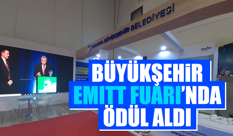 Büyükşehir EMITT Fuarı’nda ödül aldı