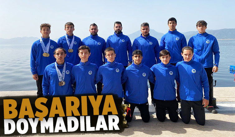 Büyükşehir'in kanocuları Muğla’da başarıya doymadı