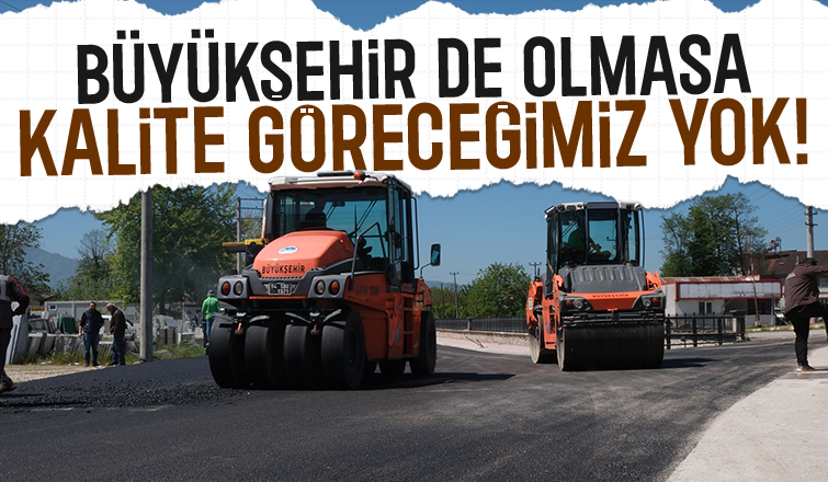 Büyükşehir Karacasu’da asfalt çalışmalarına başladı