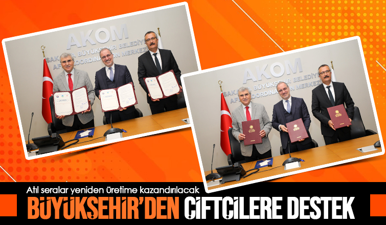 Büyükşehir’den çiftçilere sera üst örtüsü desteği