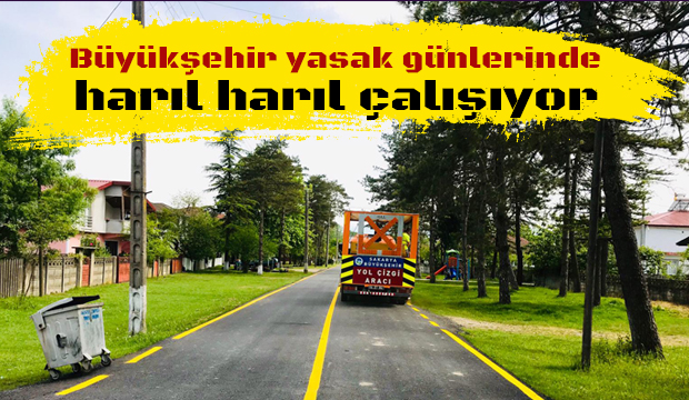 Büyükşehir’den kısıtlama günlerinde yoğun çalışma