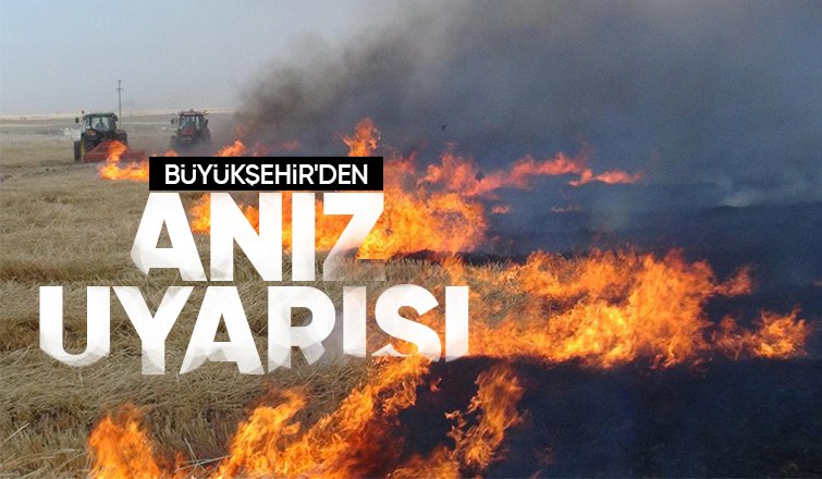 Büyükşehirden önemli uyarı