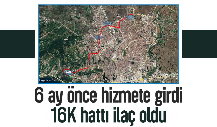 Büyükşehirin o hattı ilaç oldu