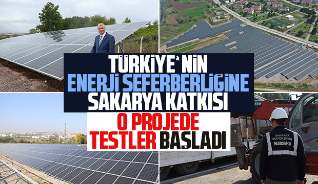 Büyükşehirin o projesinde testler başladı