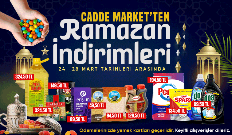 Cadde Market'ten Ramazan İndirimleri