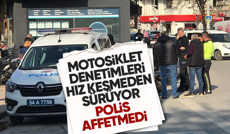 Cadde Üzerinde Motosiklet Denetimi: Polis Sıkı Takipte