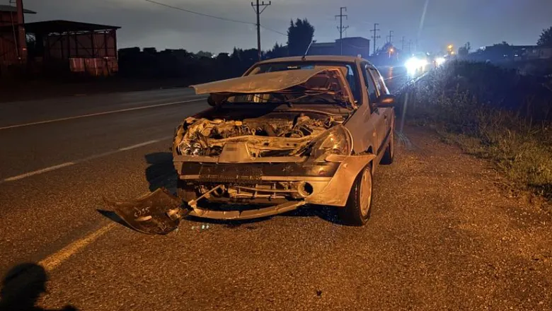 Caddede kaza: 3 yaralı