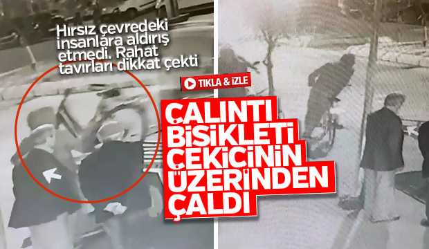 Çalıntı bisikleti çaldı