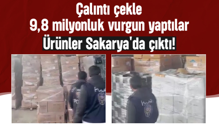 Çalıntı çekle 9,8 milyonluk züccaciye ürünü aldılar