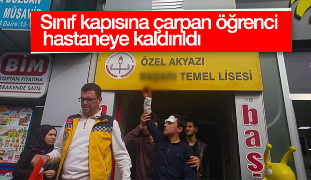 Cam Kırıkları Öğrenciyi Yaraladı