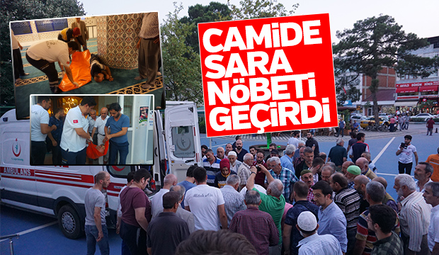 Camide sara krizi geçirdi