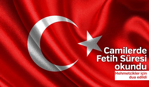 Camilerde Fetih süresi okundu