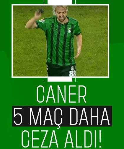 Caner Erkin'e 5 maç ceza