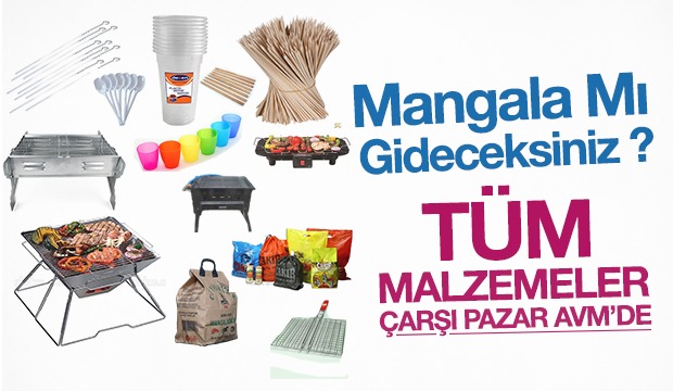 Çarşı Pazar AVM Mangal Reyonu Hizmetinizde 