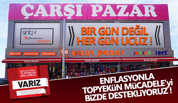 Çarşı Pazar AVMden Destek