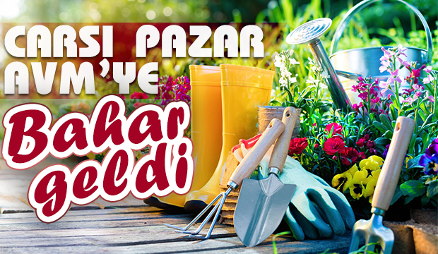 Çarşı Pazar Bahara Hazır
