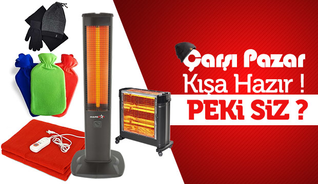 Çarşı Pazar Kışa Hazır