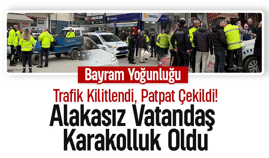 Çarşıda Bayram Yoğunluğu: Patpat Tartışması Ortalığı Karıştırdı