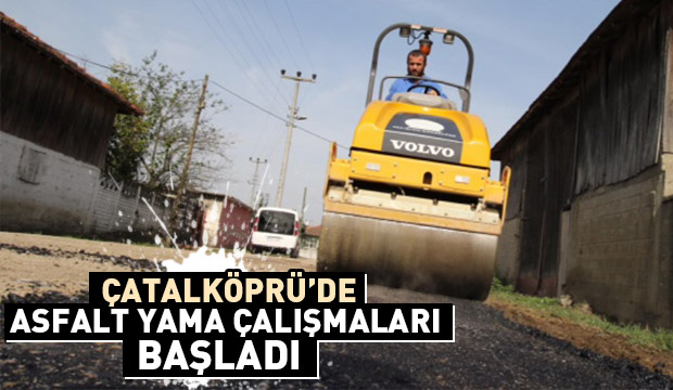 ÇATALKÖPRÜ MAHALLESİNDE ASFALT YAMA ÇALIŞMALARI BAŞLADI