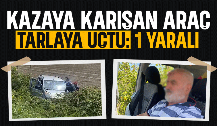 Çatalköprüde kaza 1 yaralı