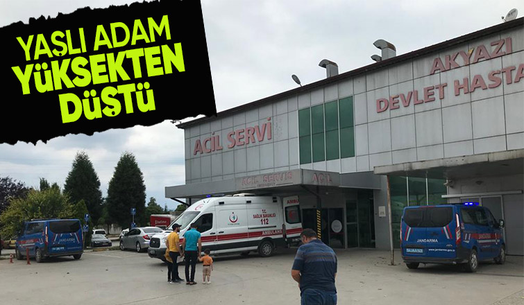 Çatı aralığına düştü