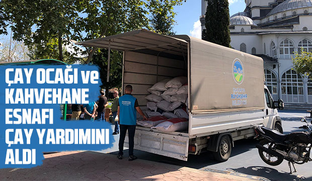 Çay Ocağı ve Kahvehane esnafı çay yardımını aldı