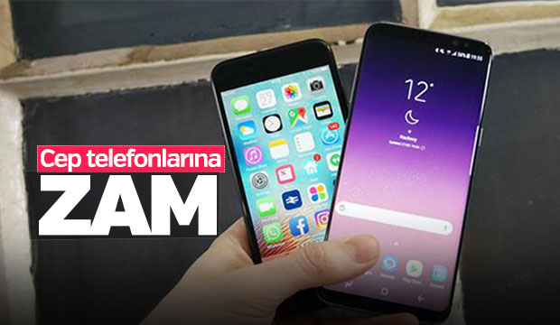 Cep telefonları zamlandı