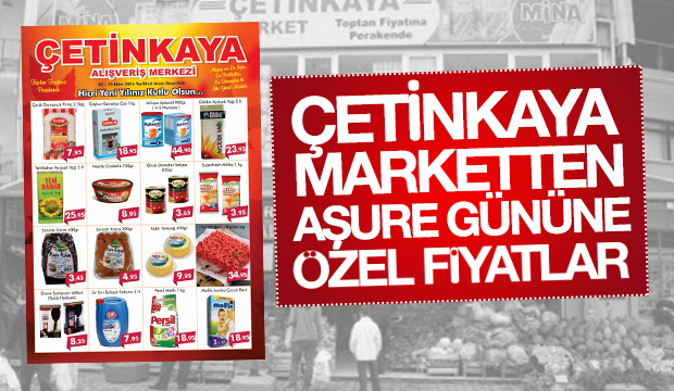 Çetinkaya Marketten Her Zaman Hesaplı Alışveriş