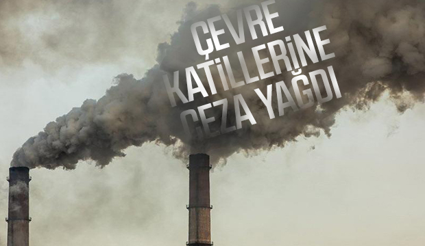Çevre katillerine 15 milyon 373 bin lira ceza