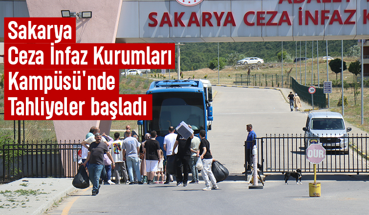 Cezaevlerinden tahliyeler başladı