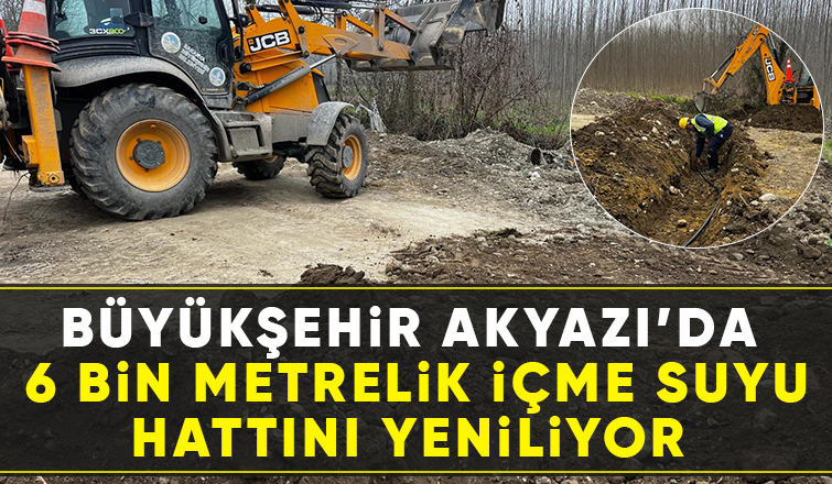 Çıldırlar Mahallesine yeni içme suyu hattı
