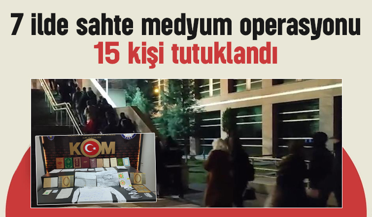 Cin çıkarma yalanıyla dolandırıcılık yapanlara operasyon