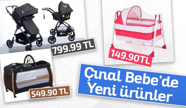 Çınal Bebede yeni ürünleri görmeden karar vermeyin