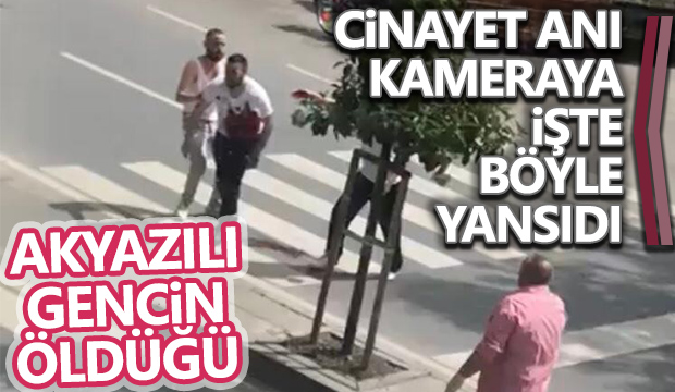 Cinayet anı kamerada