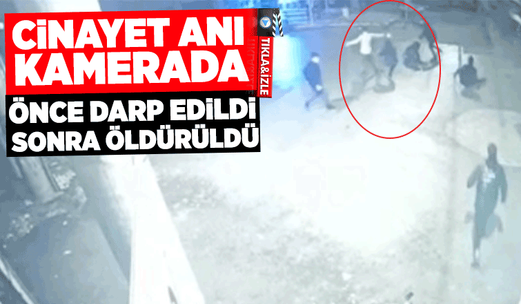 Cinayet anı kamerada