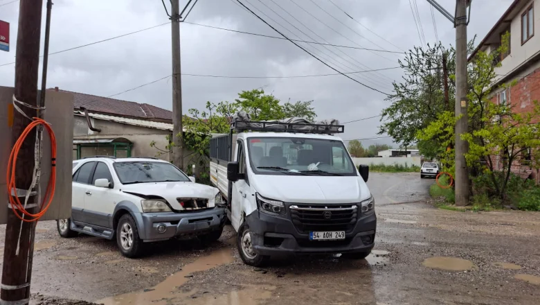 Cip ile kamyonet çarpıştı: 1 yaralı