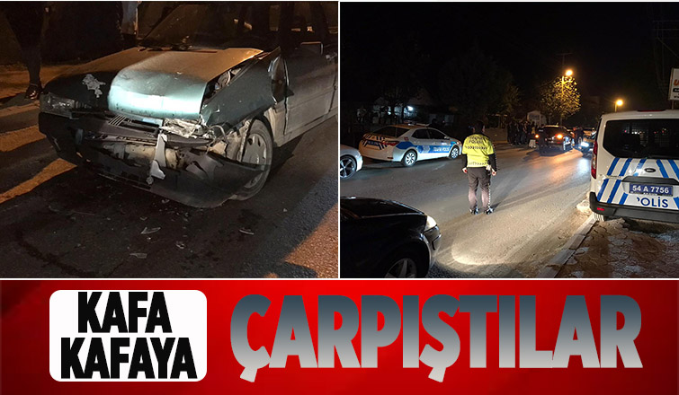Cip ile otomobil çarpıştı