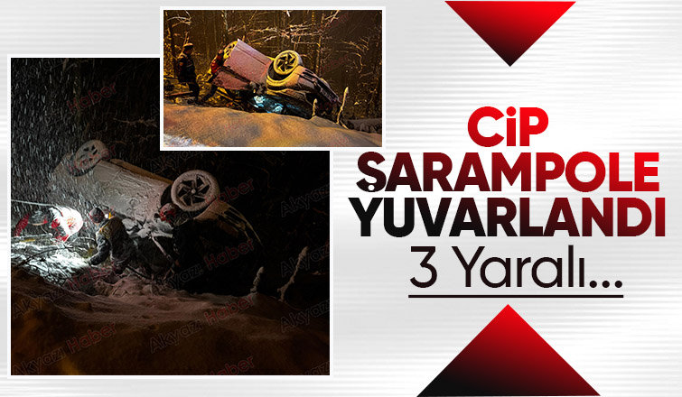 Cip taklalar attı 3 yaralı