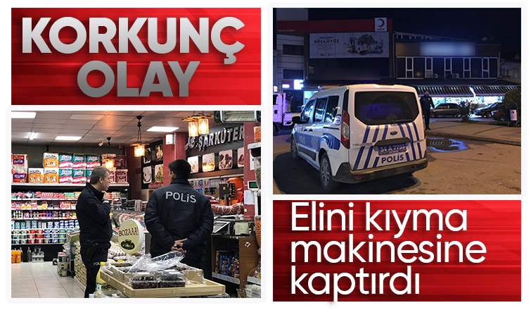 Çoçuk Elini Kıyma makinesine kaptırdı 