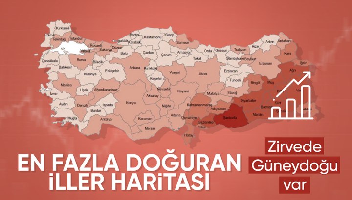 Çocuk nüfus oranının en yüksek olduğu 10 il açıklandı