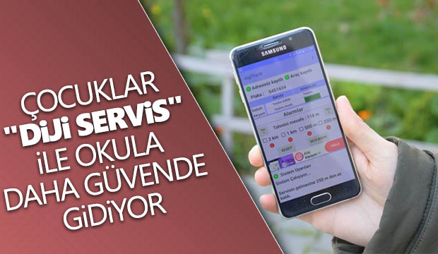 Çocuklar Diji Servis ile Okula Daha Güvende Gidiyor