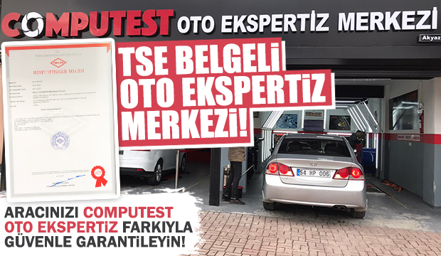 Computest Oto Ekspertiz'den TSE Belgeli ekspertiz raporu sunuyor