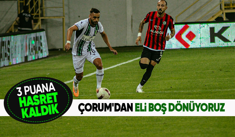 Çorum FK: 1 - Sakaryaspor: 0