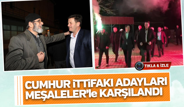 Cumhur İtifakı adayları Mansurlar ve Beldibinde Vatandaşlarla buluştu