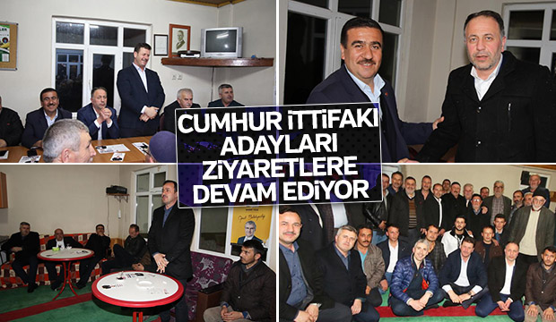 Cumhur İtifakı adaylarından Gökçeler ve Durmuşlara çıkarma