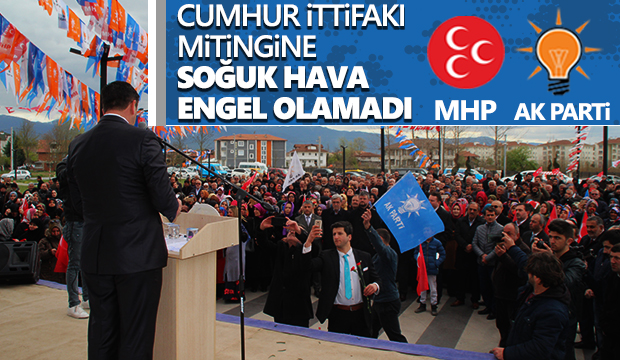 Cumhur İttifakı Akyazıda Halkla Buluşma Mitingi düzenledi