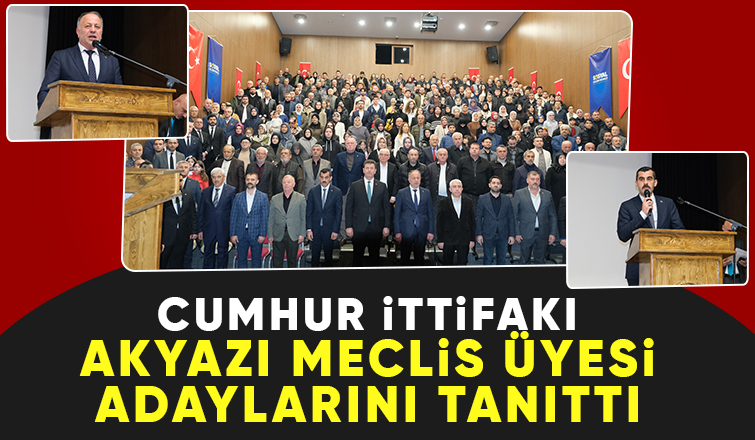 Cumhur İttifakı meclis üyesi adaylarını törenle tanıttı