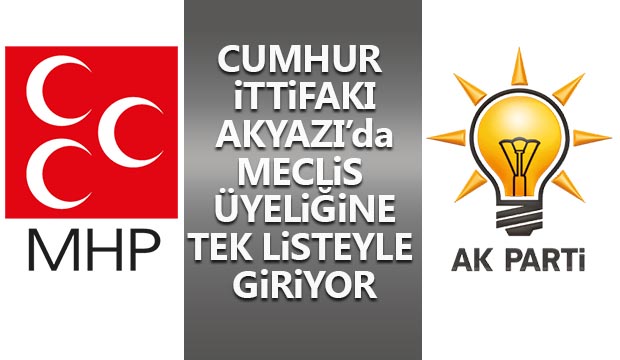 Cumhur İttifakında Tek Liste