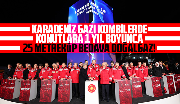 Cumhurbaşkanı Erdoğan'dan doğalgaz müjdesi
