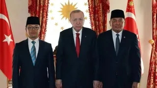 Cumhurbaşkanı Erdoğan Endonezyalı bakanları kabul etti
